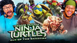 TEENAGE MUTANT NINJA TURTLES: Out Of The Shadows MOVIE REACTION!! First Time Watching | TMNT 2016