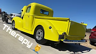 A Day of Car Therapy in a 1940 Ford Pickup!!!