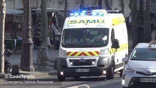 Ambulance SMUR [sirène américaine] // Emergency Ambulance with American siren
