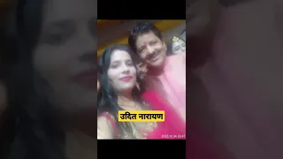 llउदित नारायण ll 😎 Wife Met with Udit Narayan 🤗ll#bollywoodsinger #shorts 👌