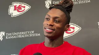 Chiefs WR Xavier Worthy Rookie Minicamp Press Conference May 4, 2024