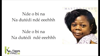 MARTHE ZAMBO - Malea Ma Muto [ Paroles - Lyrics]