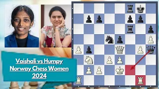 Norway Chess Women || Vaishali vs Koneru || 2024