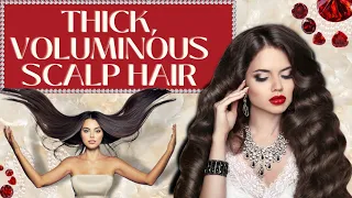 Thick & Voluminous Scalp Hair