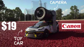 Shooting EOS M RAW VIDEO on a TOY CAR!