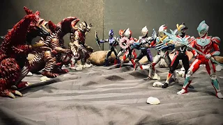 New Generation Heroes vs Fusion Beasts (5,000 Subs Special) | Ultraman Stop Motion | LJPL Animation