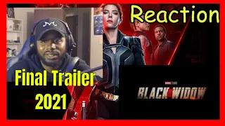 Black widow trailer Reaction