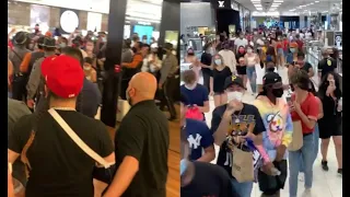 6ix9ine Causes A Frenzy At Louis Vuitton Store 🛍 Mall Security Rushes Him Out Building