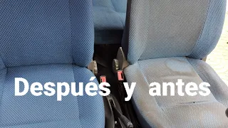 Como limpiar la tapiceria de tu coche con resultados increibles!!!!!