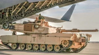 C-17 Globemaster III Loading M1A1 ABRAMS Tank