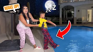 We CAUGHT Our SON SLEEPWALKING In The Middle Of Night..