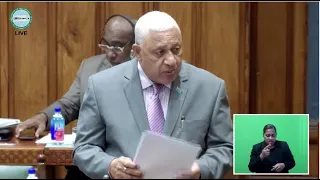 Fijian Prime Minister delivers his response to the 2021-2022 Revised Budget