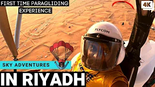 First Time Paragliding Experience | Paragliding In Riyadh | Sky Adventures in Riyadh Saudi Arabia