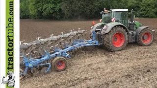 Miststreuen mit Fendt & Strautmann und pflügen mit Fendt & Lemken