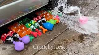 Coca Cola, Fanta, Sprite vs Car | Crunchy Test | Crushing Crunchy Soft | Experiment car | Car.