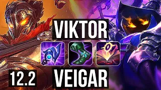 VIKTOR vs VEIGAR (MID) | Rank 1 Viktor, Legendary, 11/3/5, Rank 13 | NA Challenger | 12.2