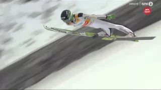 Peter Prevc 130m Vikersund 2015 Fall Q