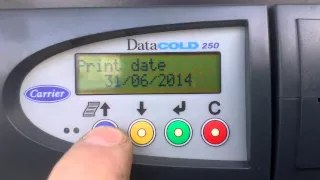 Как снять распечатку с температурного регистратора DataCold