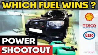 What is the BEST Performance Fuel? Tesco vs Shell vs Esso.. Power SHOOTOUT