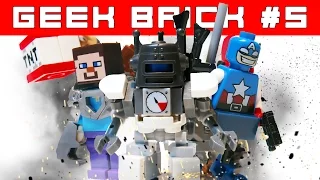 Minecraft и MARVEL LEGO-Самоделки: крутые фигурки + Контрольная закупка Geek Brick