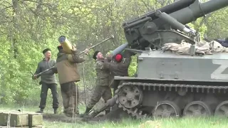 "Welcome to Donbas!" 152MM 2S5 SPG
