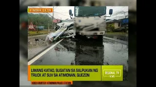 Regional TV News: Salpukan ng truck at SUV, sapul sa CCTV