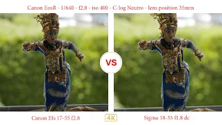 Canon Efs 17-55 f2 8 vs Sigma 18-35 f1 8 dc