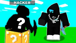 RANDOM teammate secretly HACKED in Roblox Bedwars, So I Banned Him..