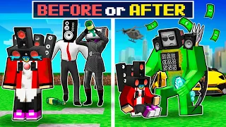 BEFORE or AFTER JJ and MIKEY - FAMILY SAD STORY part 3 in Minecraft - Maizen