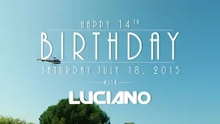 CHAMPAGNE SHOWER NIKKI BEACH ST TROPEZ HAPPY 14th with LUCIANO