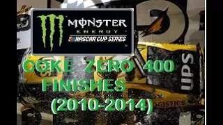 NASCAR Coke Zero 400 Finishes at Daytona (2010-2014)