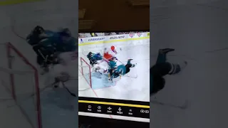 When NHL players get injured in a video game...