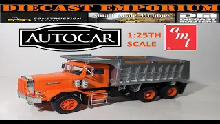 1:25 Scale AMT Autocar DC-9964B Dump Truck with Montone Ultra Strength Heated Body