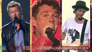 a-ha - Forest Fire [HD + lyrics subtitles][Sep. 5, '15 / Goldene Henne]