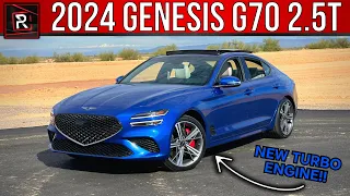 The 2024 Genesis G70 2.5T Is A Legitimate Compact Luxury Sports Sedan From Korea