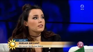 Miriam Bryant intervjuas av Ebba von Sydow @ Nyhetsmorgon 8 november 2015