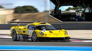 1997 Lotus Elise GT1 racing again! - OnBoard, Accelerations, Warm Up & Sound at Circuit Paul Ricard!