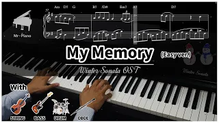 [OST] 겨울연가 Winter Sonata -  My Memory (Easy ver.)   _   Mr-Piano〔HQ〕