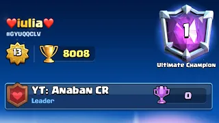 ¡TOP 1 DEL MUNDO EN +8000 Copas!! 😱🏆 *Pro Tips* | Clash Royale -Anaban CR