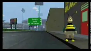 BTTF Drive In Scene With The Simpsons Road Rage: Remake, Slightly Better Picture Quality