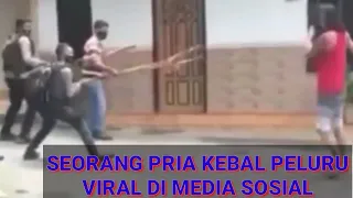 VIRAL PRIA DITEMBAK POLISI TAK MEMPAN-PEGANG SAMURAI DAN NGAMUK