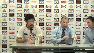 Post Match Press Conference v French Barbarians Match 1 Part 1