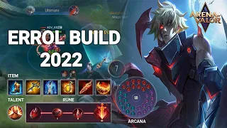 AOV: Errol Gameplay | Errol Best Build 2022 - ARENA OF VALOR