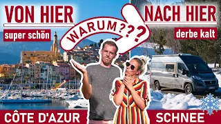 DAS WAR'S! - mit dem CAMPERVAN von MENTON an der CÔTE D'AZUR in die BERGE - Frankreich mit Wohnmobil