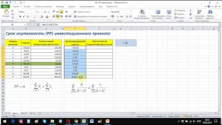 Финансовая математика, часть 19. Практикум по расчету срока окупаемости