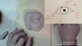 How to Sculpt the Eyes in Clay