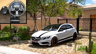 Mercedes A45 AMG - Forza Horizon 5 (Steering Wheel + Shifter) Gameplay