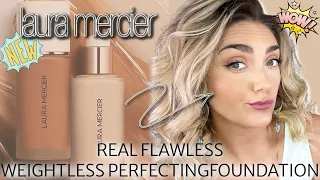 *NEW* LAURA MERCIER REAL FLAWLESS WEIGHTLESS PERFECTING FOUNDATION! FIRST IMPRESSIONS AND TRY-ON