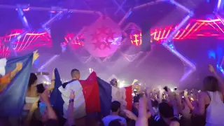 Brennan heart - Imaginary @ Qlimax 2015 (lights up for Paris) 4K