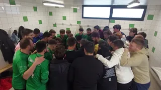 Les vestiaires de l'USMB Louargat après la victoire 3 à 0 face au CS Bégard - [21/04/24]